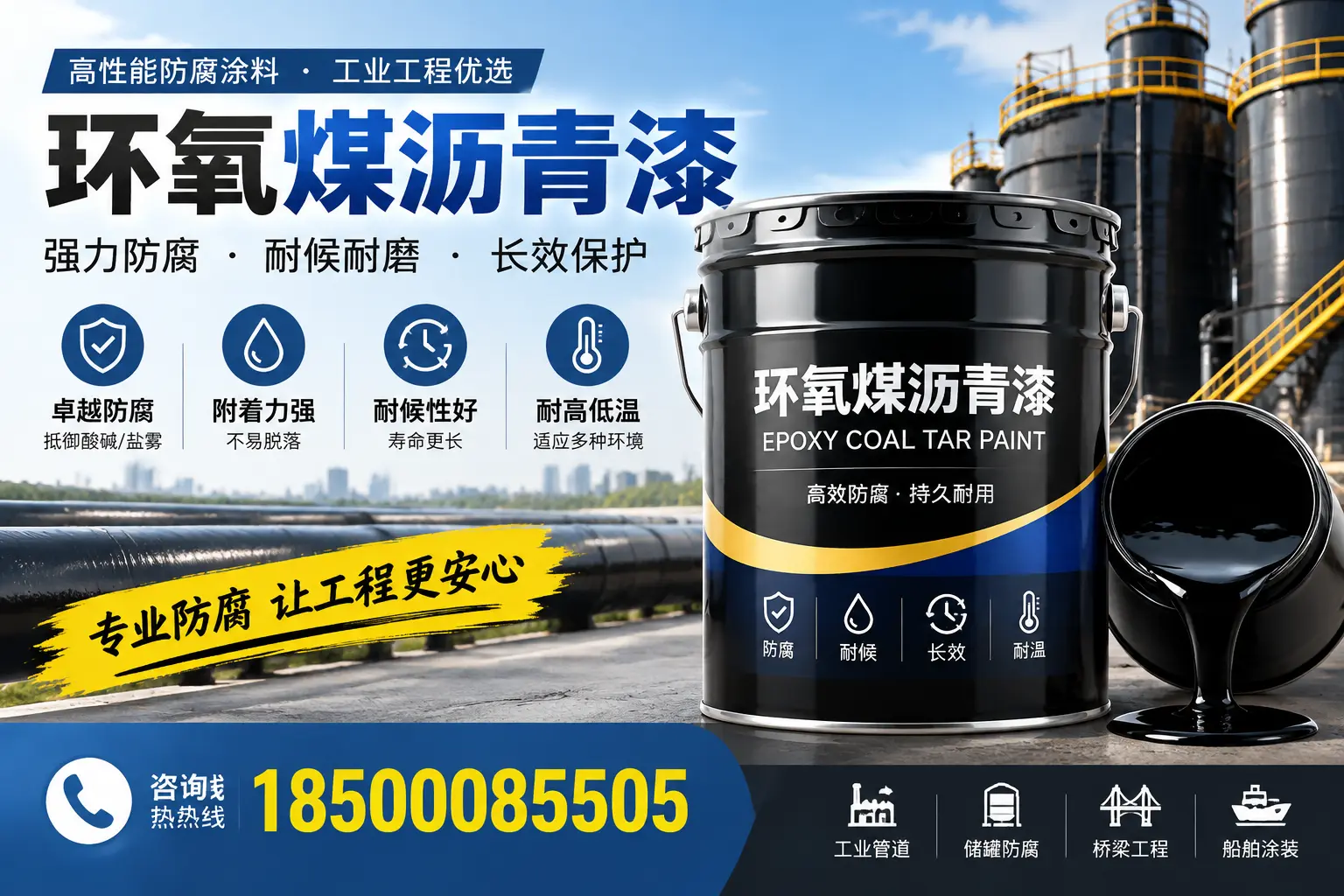 环氧煤沥青漆的施工方法与注意事项，确保在保定顺利完成