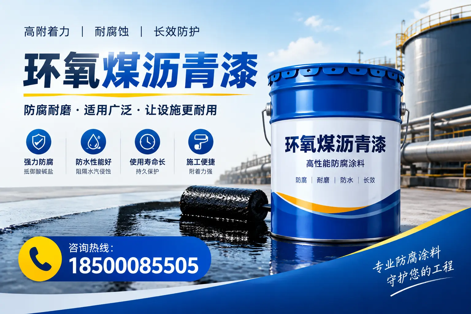 环氧煤沥青漆与其他涂料的对比分析,助力保定企业决策