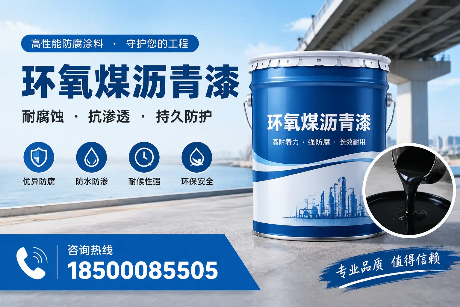 如何确保环氧煤沥青漆施工质量?保定用户的质量控制